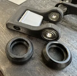 Ender 3 NG v1.2 Enclosure Hinges with POM wheel bearings