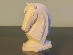 Fișiere pentru imprimante 3D | Fișier 3MF | Detailed Horse Head Bust Statue