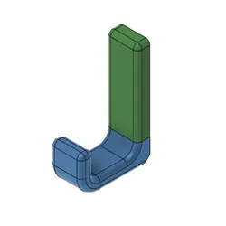 Fișiere pentru imprimante 3D | Fișier 3MF | Hook with cap. Print without supports!