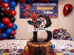 Fișiere pentru imprimante 3D | Fișier 3MF | 🕷️ Spidey:  Personalized Name Sign - [Benjamin] Edition