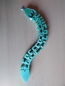 Flexi PIthon for Pi-Day (print in place)