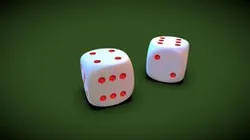 Gambling dices. Игральные кости.