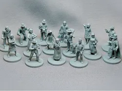 Investigators for Arkham Horror LCG or Mansions of Madness first  edition.