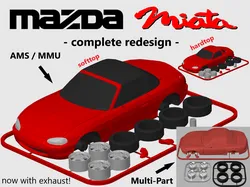 Mazda Miata / MX-5 (NB) Kit Card COMPLETE REDESIGN with hardtop and softtop