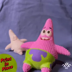 Patrick Star - Patricio Estrella Print in Place