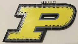 Purdue P Cribbage Board