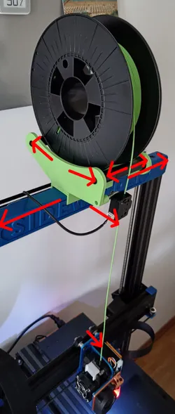 Sidewinder X2 Spoolmount