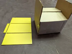 small cardboard box template - Create a small box from waste cardboard