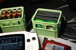 Stackable Beer Crate for GBA and GB/GBC Cartridges