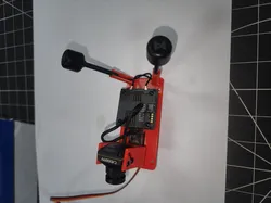 Walksnail Avatar HD Pro dual antenna camera pan mount