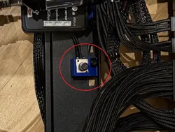 Barrow Rotary Pump Control Knob Mount (for Lian Li Dan Case A3)