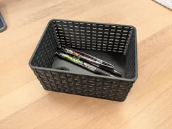 Basket Weave Bin