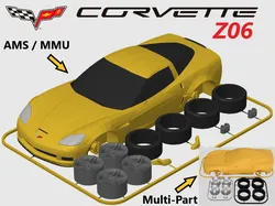 Chevrolet Corvette Z06 (C6) Kit Card (1:24 scale)
