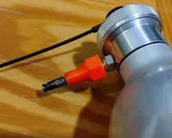 CLIK Valve (SCV) to Schrader (AV) Adapter – also works with SV! [FreeCAD]