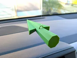 Crazy Taxi Arrow Rear-View Mirror Ornament