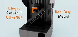 Elegoo Saturn 4/Ultra/16K bed drip mount