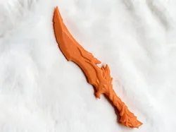 Espada de Guerra Destrozadora de Purgatorio Cibernético de Llama de Vid - Modelo de impresión 3D gratuito
