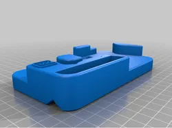 Glock block with added parts tray and logo