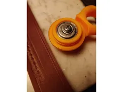 Leather stamping creasing wheel tool