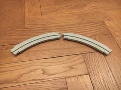 Lego Monorail Track Curve r28 Split Left + Right
