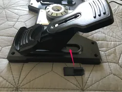 Logitech/Saitek Rudder Pedals Stop for Driving Simulation