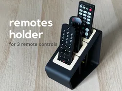 remote holder with inserts