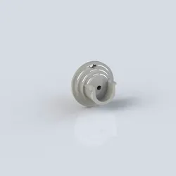 soporte para tubo de clóset en U