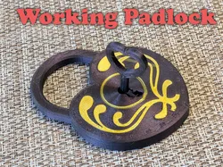 The Heart Lock: Functional 3D-Printed Padlock