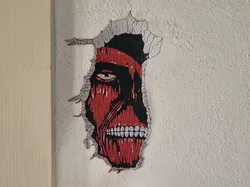 Titan in the wall Attachable (HueForge)