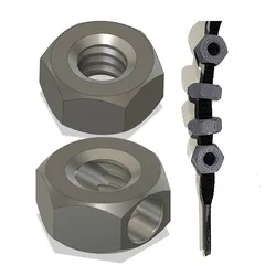 1/4 20 NUT Bead