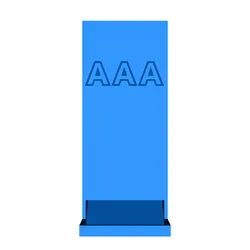 3D printer bestanden | 3MF | aa en aaa batterijhouder
