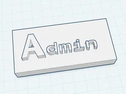 Admin Badge Bead