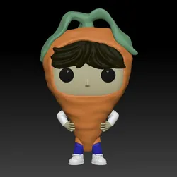 Characters & Creatures STL indir - Funko Zanahoria - BTS - Axos3D