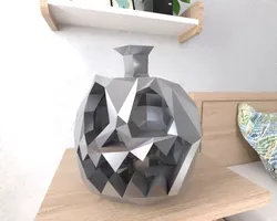 Digital Art STL Descărcare - Dovleac Halloween Lowpoly Low Poly - RandomThings