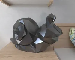 Digital Art STL Descărcare - Melc Lowpoly Low poly - RandomThings