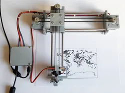 Drawing machine and vinyl cutter - high precision, compact, low cost