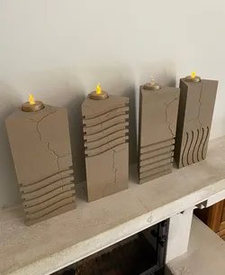 Elemental Stones The Fifth Element 1:1 Tealight candle holder