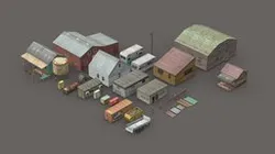 Lowpoly Buildings