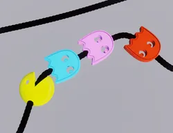 Pac-Man Beads