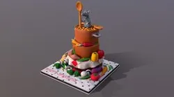 Ratatouille Cake