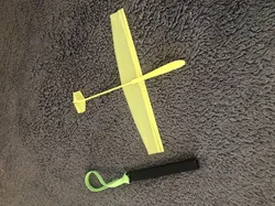 Rubber Band Glider with Bigger Wings and Flies Better!