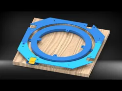 Turntable for water grinder
