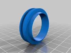 Wide wheel rings for WPL V3 wheels - Banded Steels