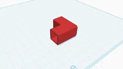 1/2 Inch Square Tube - L Connector