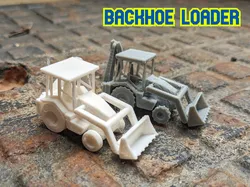 Backhoe Loader - Print In Place - Torture Test