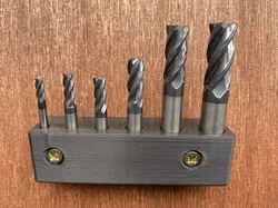 End Mill Holder Wallmount (4-5-6-8-10-12 mm)