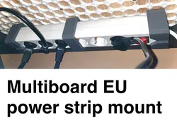 European Power strip Multiboard Mount