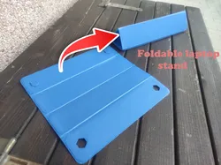 Foldable laptop stand