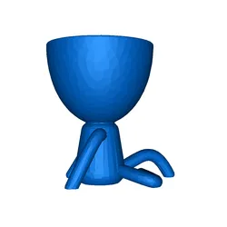 Gratis Home Decorations & Ornaments STL indir - chill guy bloempot  - bds
