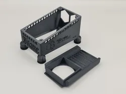 Heavy load stand with bottom fan for Bitaxe